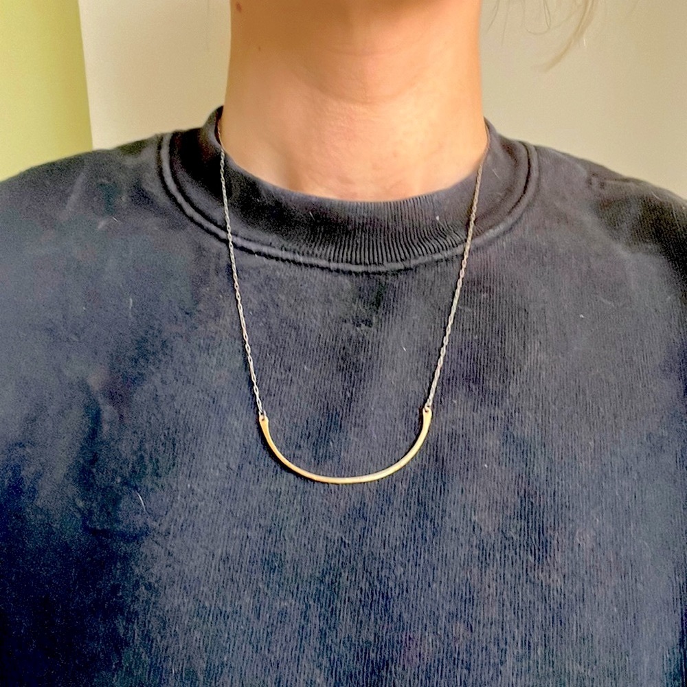 Boutique Brass and metal necklace